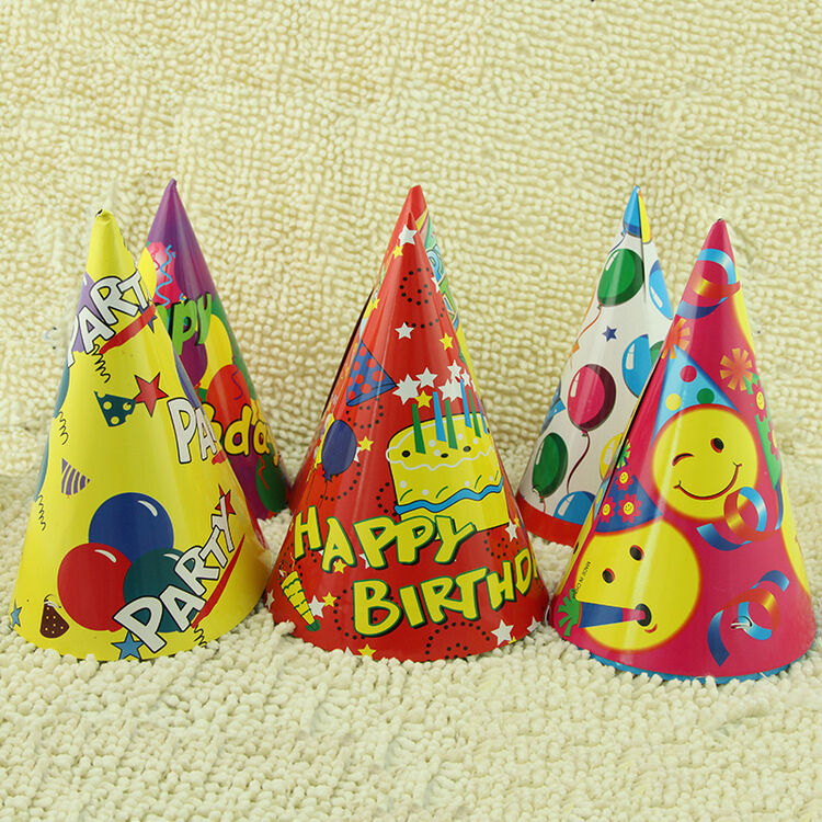 盛泉生日party用品 派对 生日帽子,三角帽,卡通帽 生日帽(三款) 普通