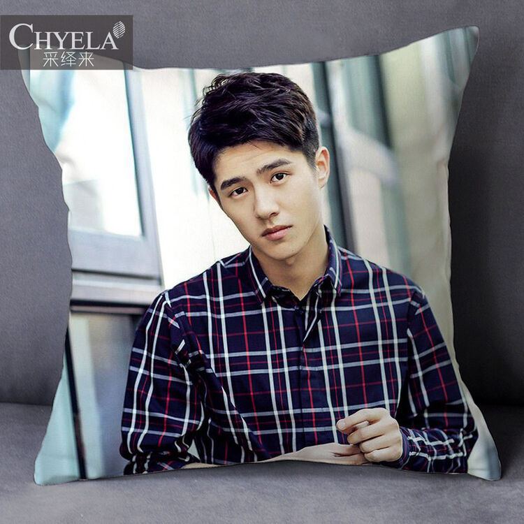 双面定制作来图定做学生靠枕头自定义diy真人照片抱枕礼物 刘昊然12