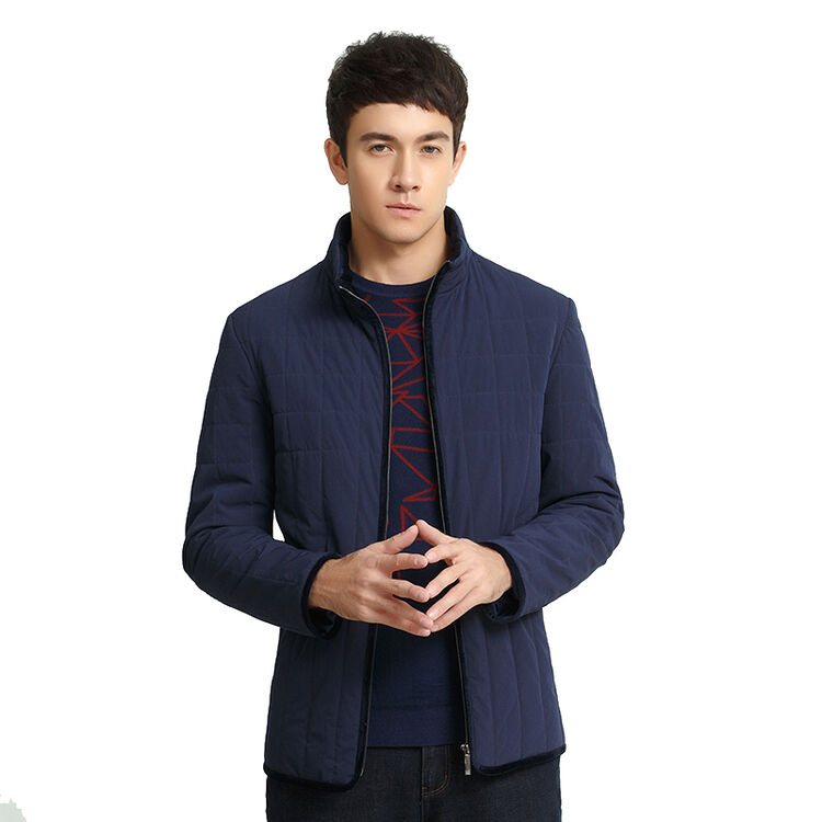 柒牌男装seven 棉服 青年男士时尚休闲纯色棉服外套 111k20220 58