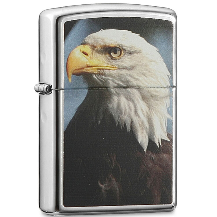zippo打火机彩绘老鹰之歌28048