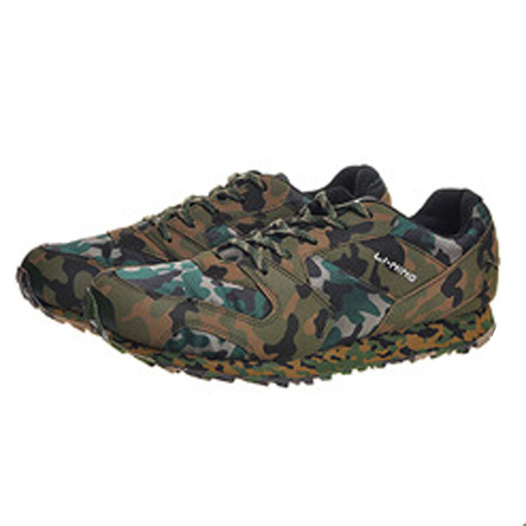李宁(li-ning迷彩鞋丛林作业慢跑鞋跑步军训鞋迷彩鞋 透气训练数码