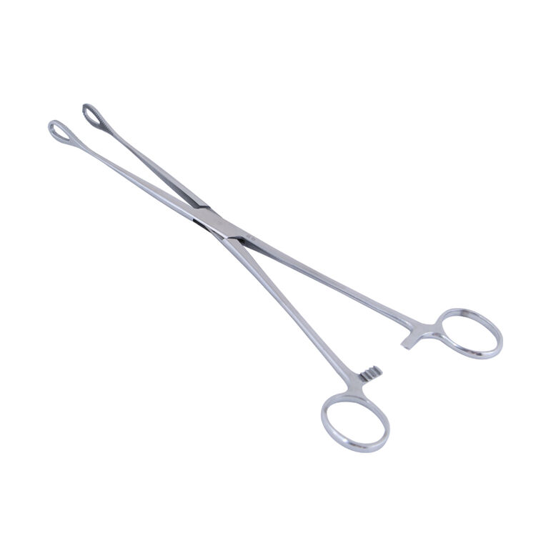 双鹿 医用不锈钢海棉钳 卵圆钳 钳子 夹子 钳子 直头 海棉钳