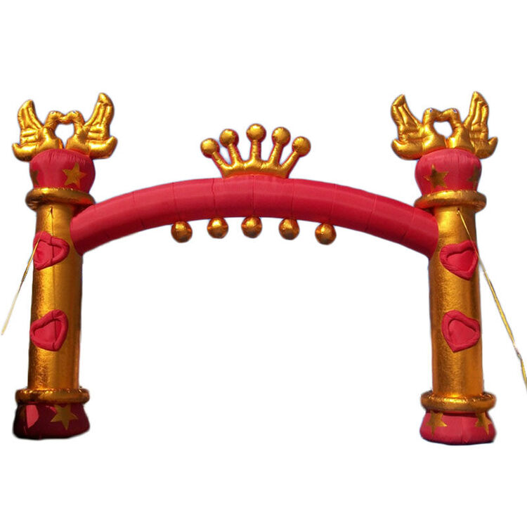 充气拱行门结婚婚礼节庆用品6米8米凯旋充气皇冠拱门 拱门 均码