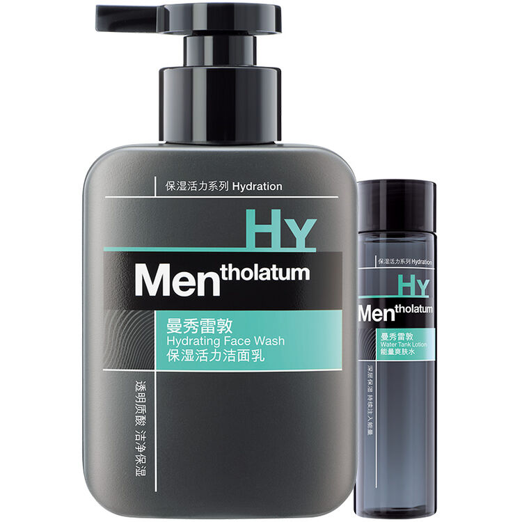 曼秀雷敦(mentholatum)保湿活力洁面乳150ml 能量爽肤水30ml (补水