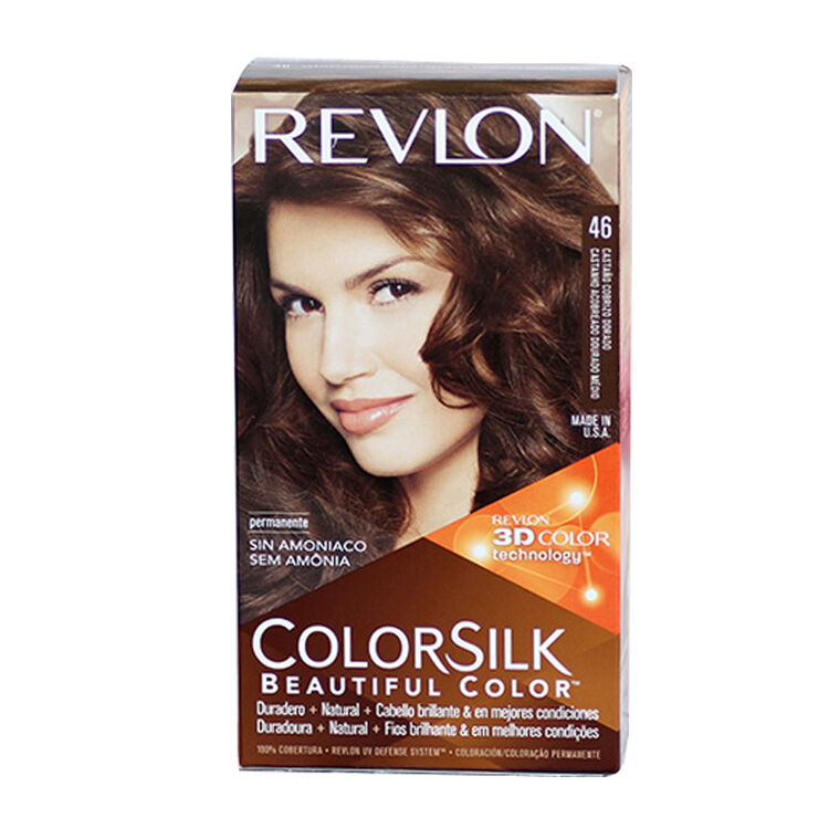 露华浓(revlon)染发剂revlon丽然染发膏焗油膏 美国进口 46金酒红褐色