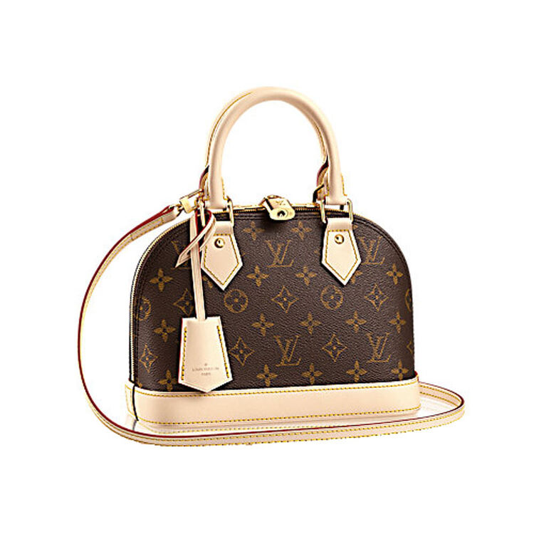 lv/路易威登 女包奢侈品 全球购新款女士皮质印花手提包包m53152 棕色