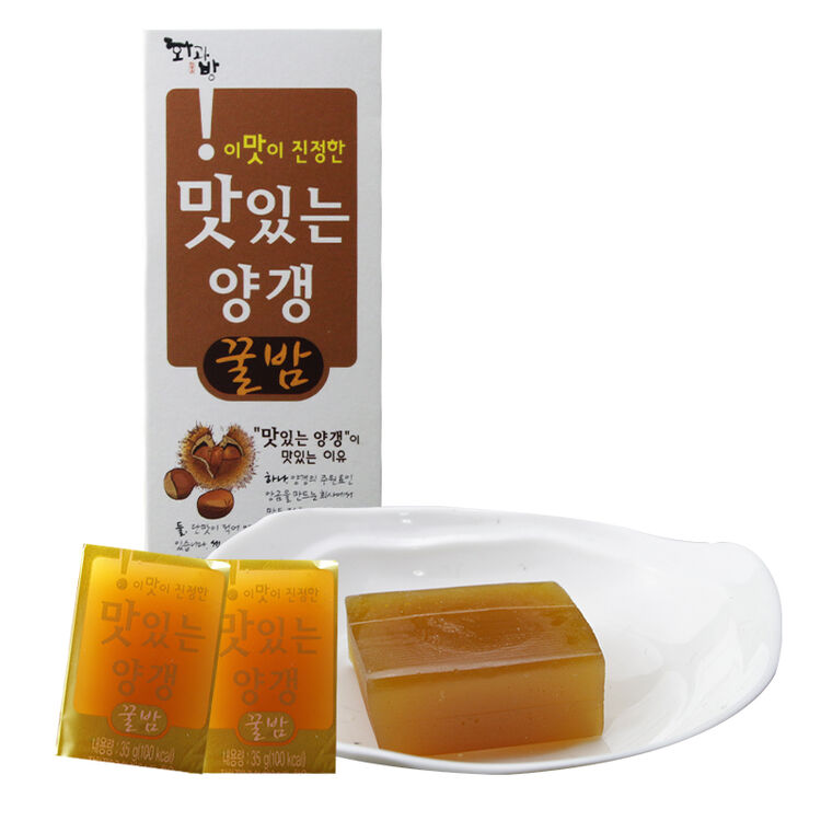 韩国进口yem 栗豆味羊羹70g零食糕点