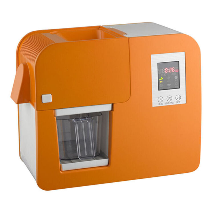 自动家用榨油机 数码电动家庭榨油机 小型炸油机 橙色 均码