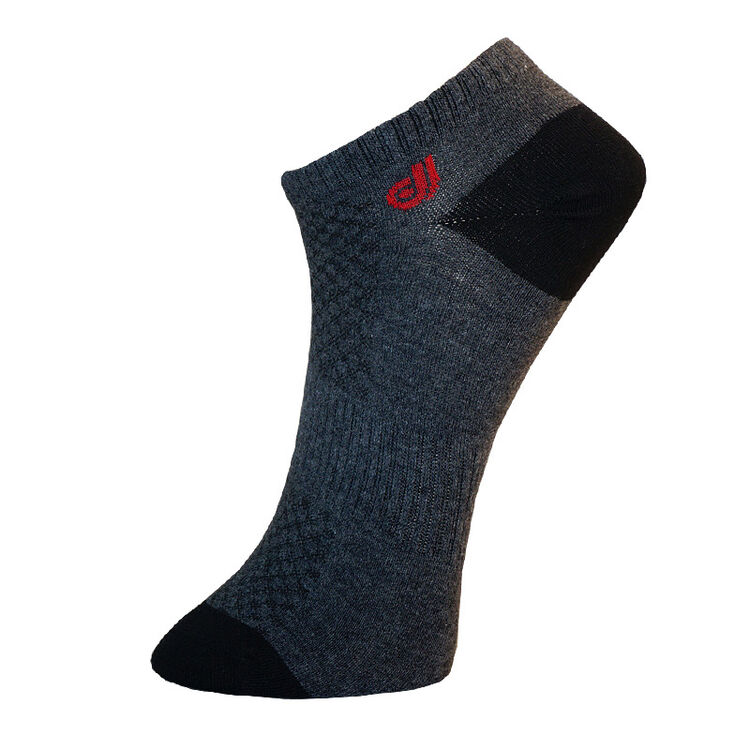 健将男士袜子【6双】透气男式运动短袜2j981混色均码