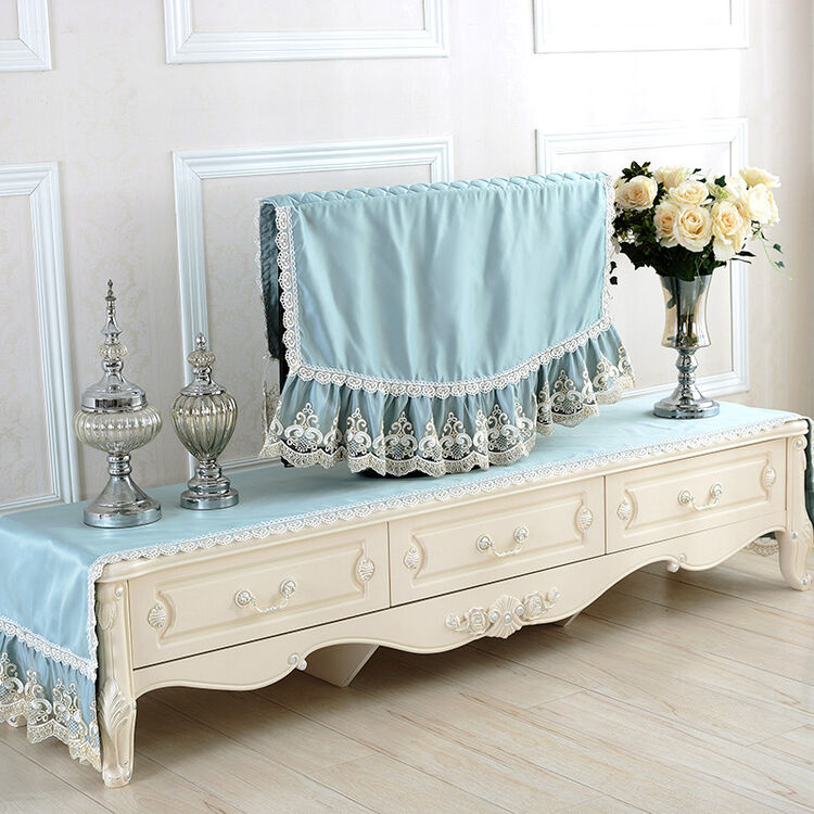 骆易家 电视机柜罩 布艺液晶电视机罩套盖布电视套布电视柜罩防尘罩