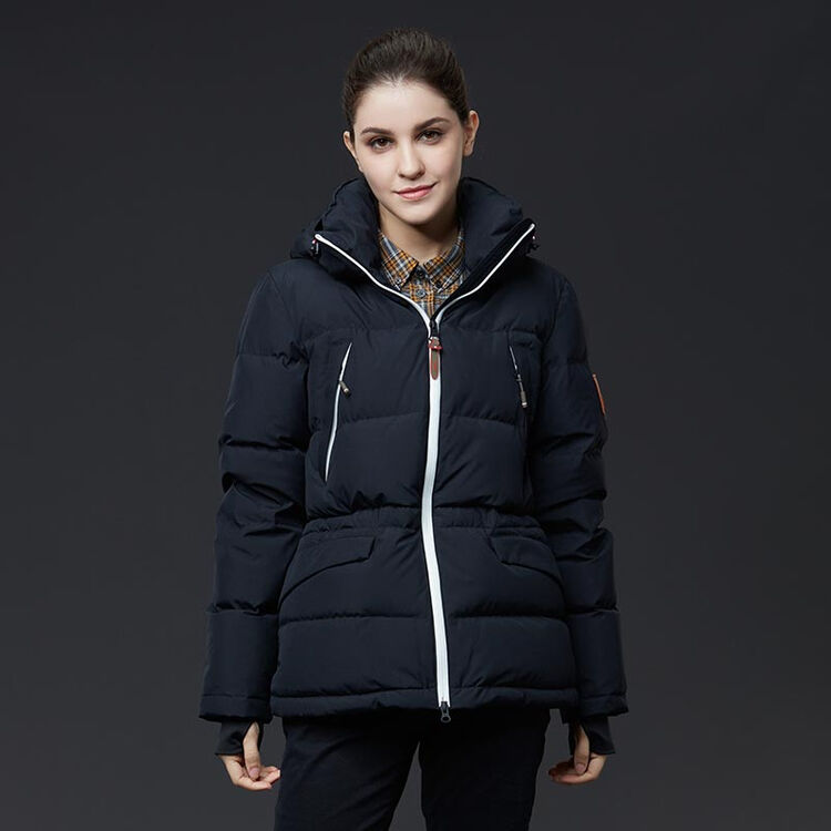 aigle 艾高 女士防水保暖滑雪羽绒服 glacyfur 黑色 813765161 38(165
