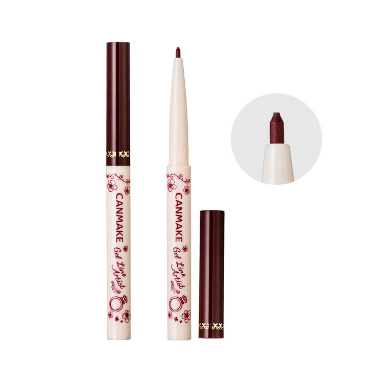 canmake 井田canmake 细头啫喱柔滑旋转眼线笔 细线防水耐汗不易晕染