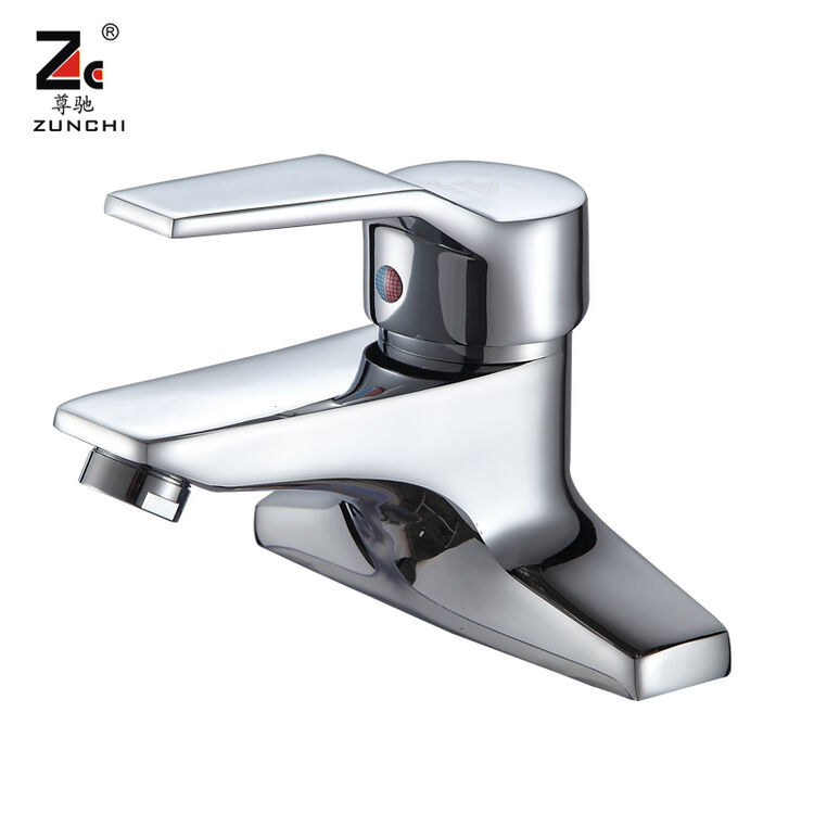 尊驰卫浴全铜面盆水龙头双孔三孔面盆冷热龙头 z-1507a