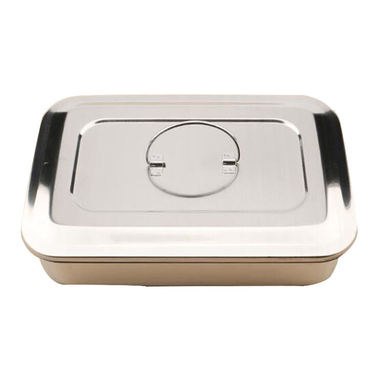 不锈钢器械治疗盘换药盘医用托盘医疗用品方盘弯盘消毒盘手术方盘 11.