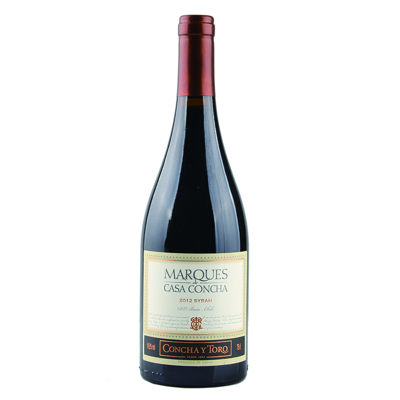 智利进口葡萄酒 干露侯爵设拉子红葡萄酒 750ml