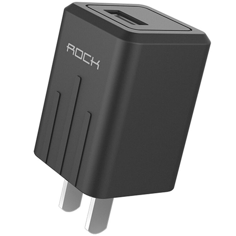洛克(rock) 手机充电器usb充电头mini旅充折叠款 适用于苹果华为小米