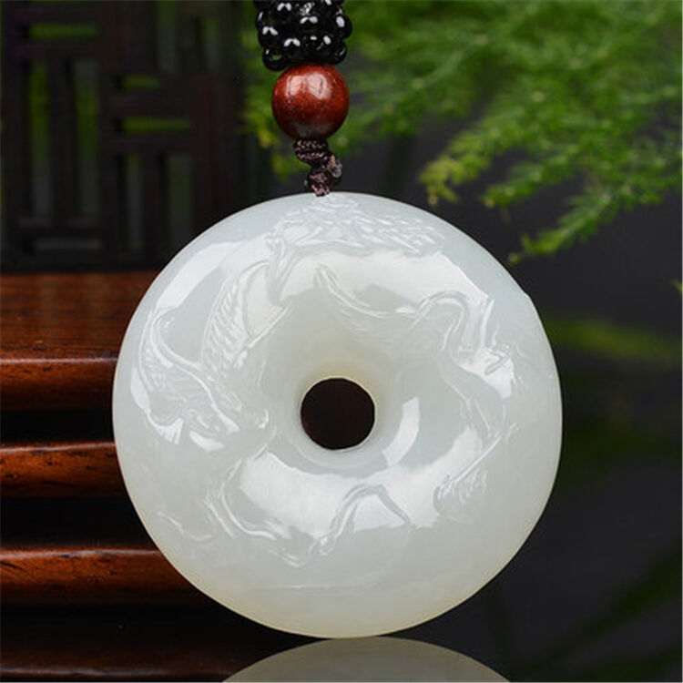 熙音 和田白玉吊坠 男女款白玉玉佩挂件