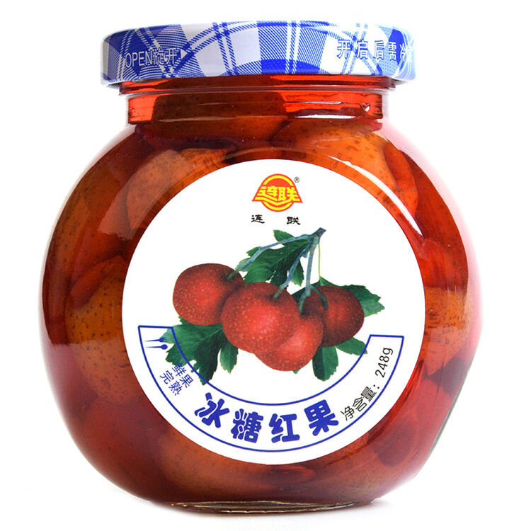 连联 水果罐头 冰糖红果罐头 248g