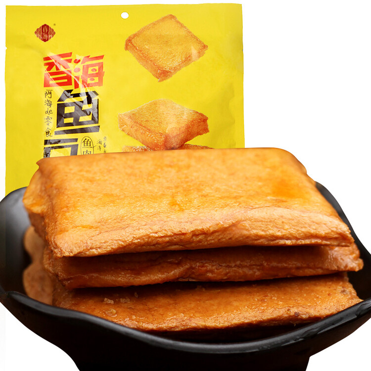 香海 鱼豆腐 烧烤味245g 豆腐干豆干即食下酒菜休闲零食小吃 菜管家商品