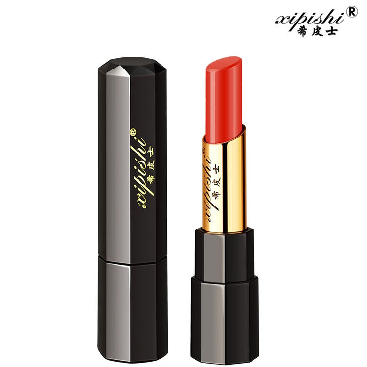 口红 不易脱色滋润保湿持久防水现货 黑管8号 胭脂红