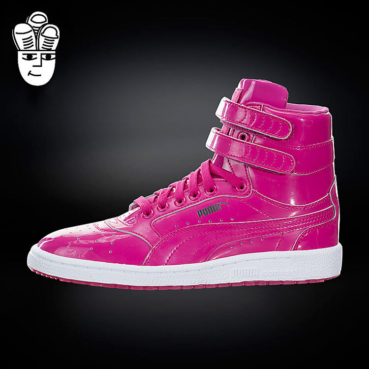 puma sky ii hi patent 彪马男鞋女鞋青少年 漆皮高帮休闲板鞋