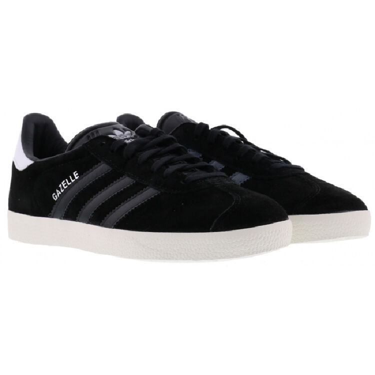 adidas originals 阿迪达斯经典三叶草 女士拼色板鞋 黑色 uk4