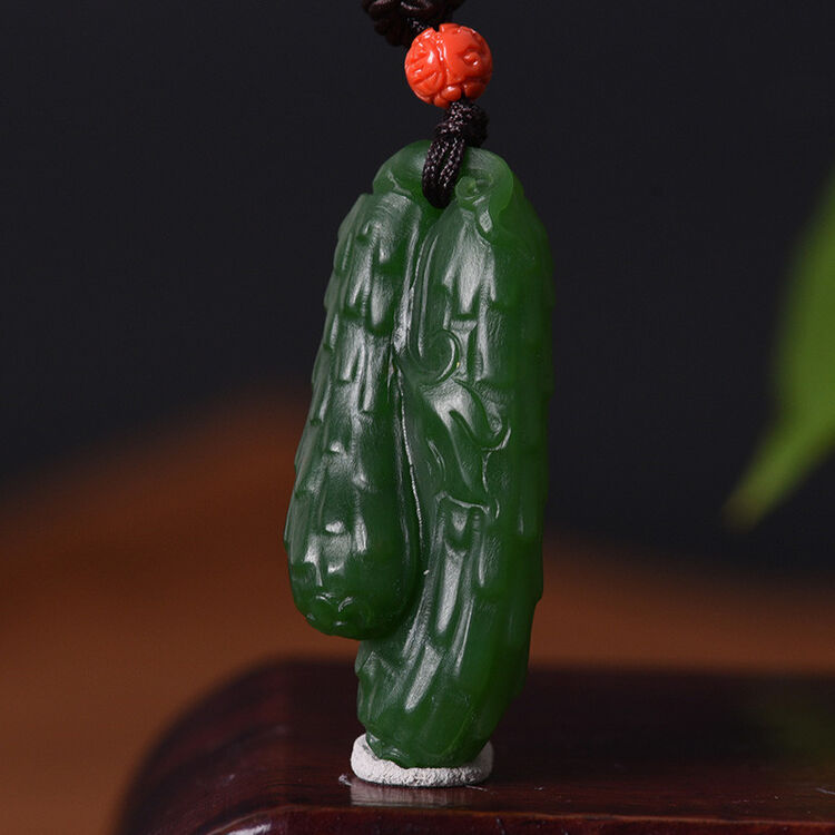 熙音 和田碧玉吊坠黄瓜挂件【图片 价格 品牌 评论】-京东