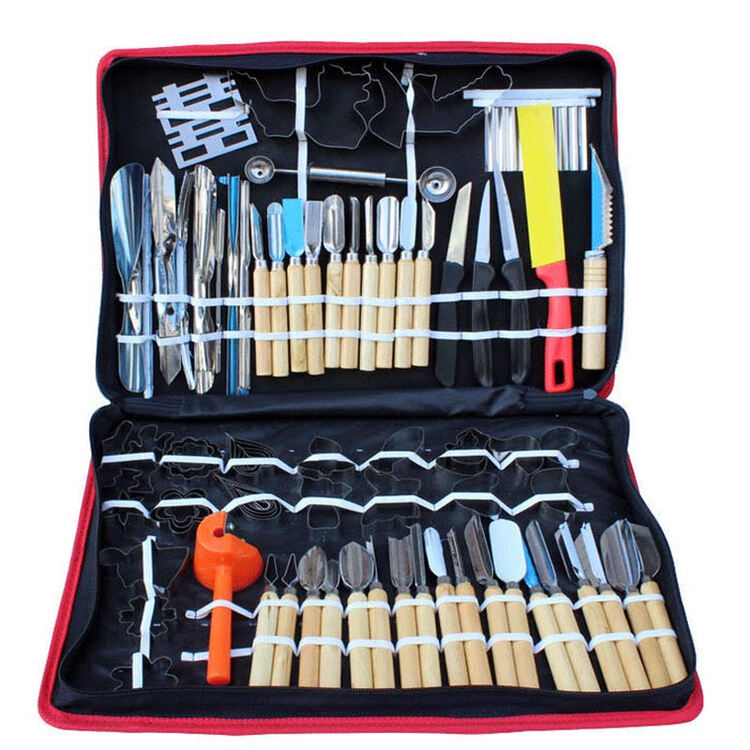 80件套厨房雕刻刀瓜果蔬菜雕花刀食品雕刻刀厨师套装 套装80件