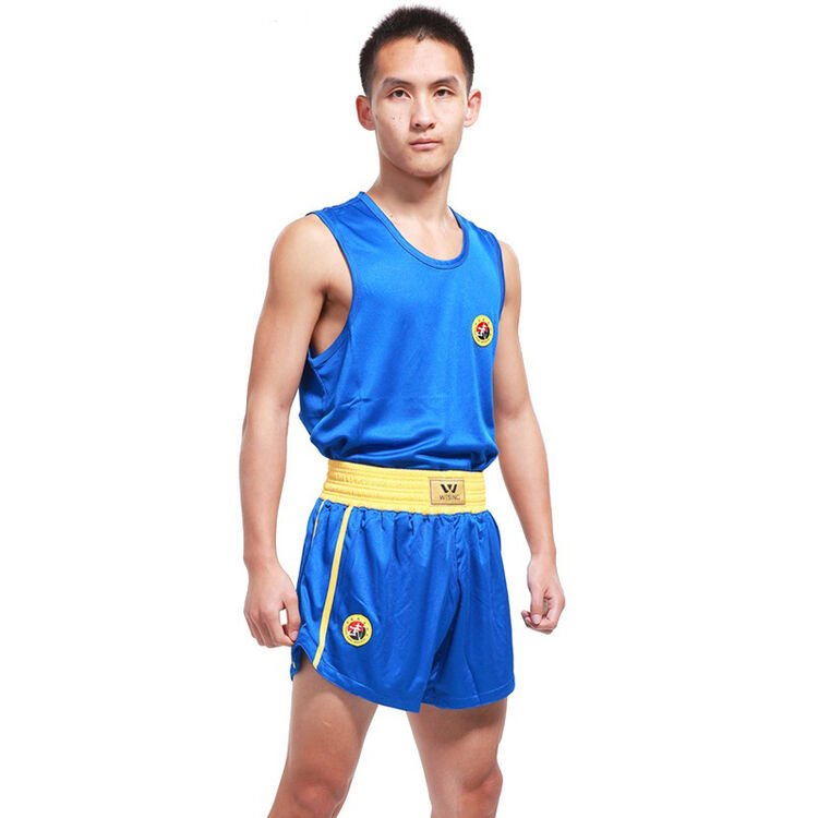 九日山 专业散打服成人男子女子背心短裤训练比赛服装练功服武术搏击