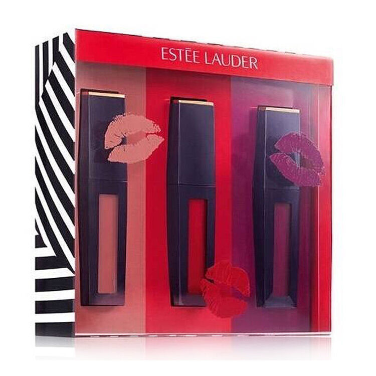 雅诗兰黛(estee lauder) 雅诗兰黛倾慕唇釉3支正装套装 三支装礼盒