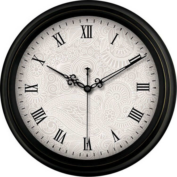 摩门(momen)复古挂钟 欧式静音仿古客厅挂表壁钟卧室时钟石英钟f3