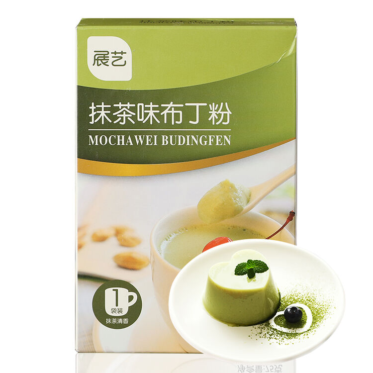 展艺 烘焙原料布丁粉果冻粉 甜品 抹茶味 75g