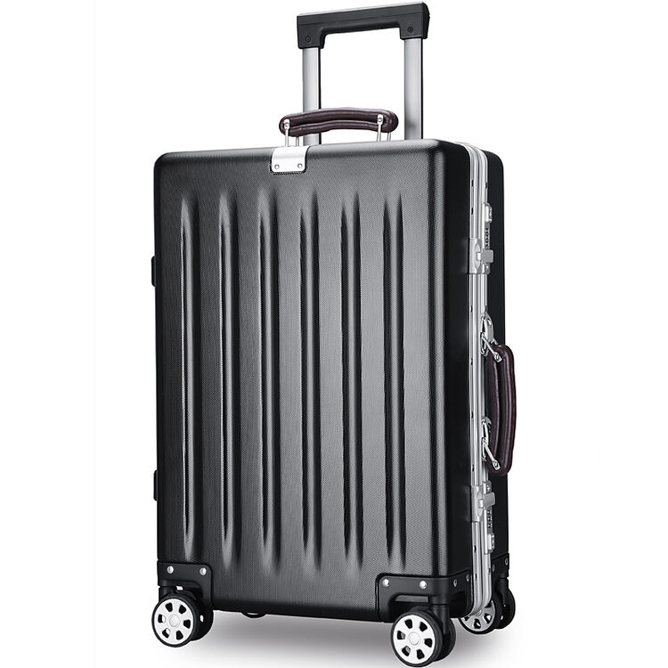 七匹狼(septwolves)铝框拉杆箱静音万向轮pc行李箱男女25英寸大容量