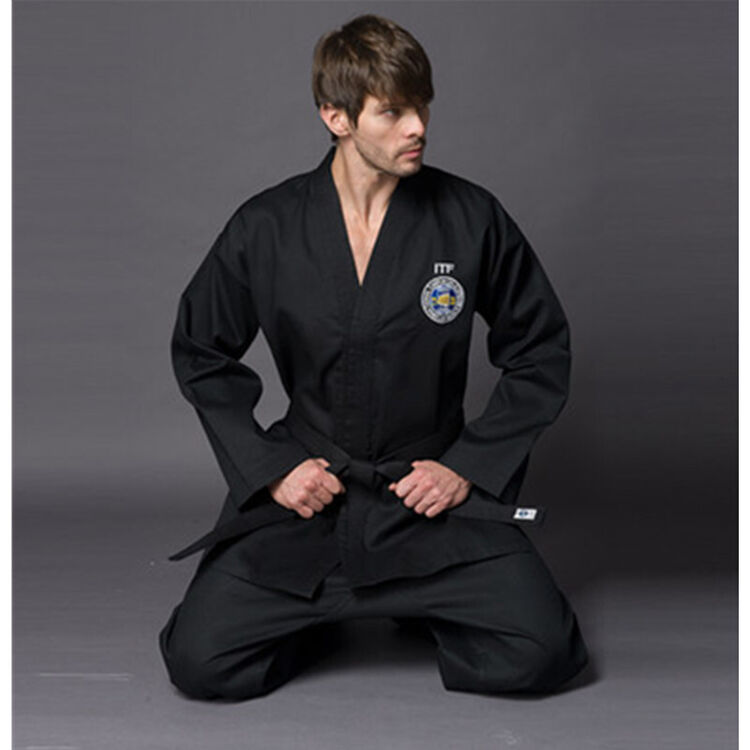 黑色跆拳道服跆拳道道服 黑色 160