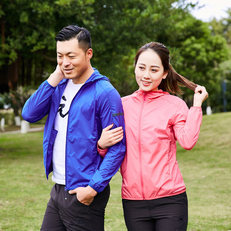 自由森林皮肤衣 男女户外服装防晒服 防紫外线运动超薄透气快干衣情侣