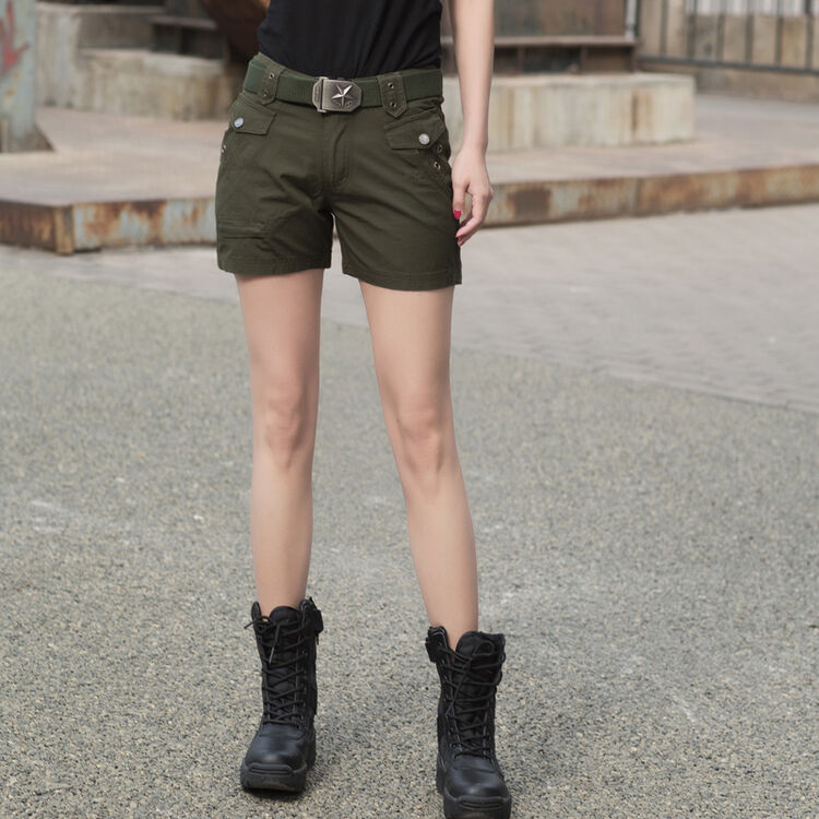 自由骑士/free knight户外军裤夏薄款军装女式迷彩短裤5分军迷短裤