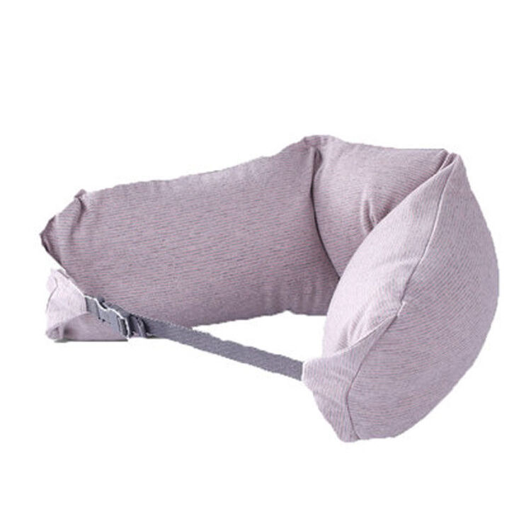 旅行u型枕护颈枕办公室午睡枕靠枕 粉色条纹