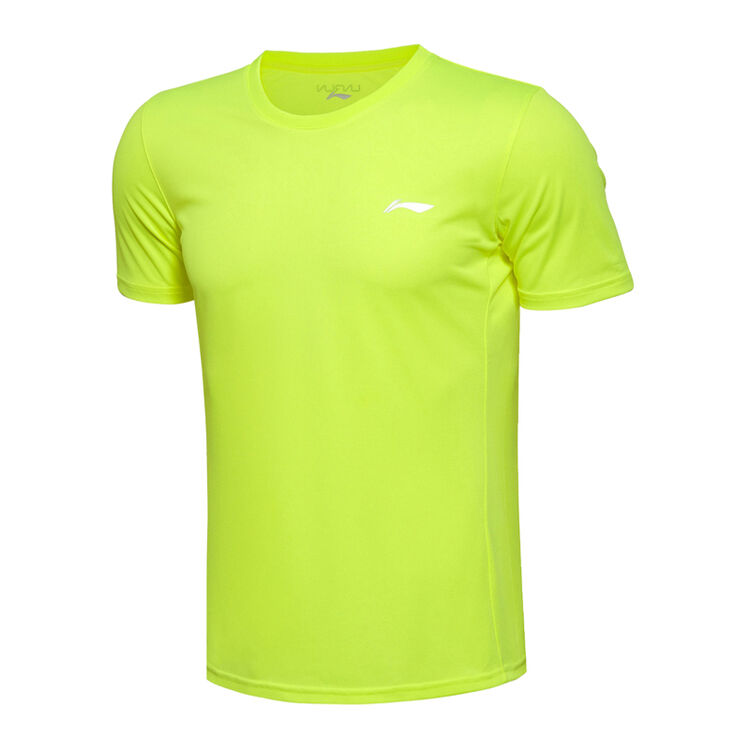 李宁男子速干短袖t恤2018夏季透气吸湿排汗跑步健身服运动服 待审核