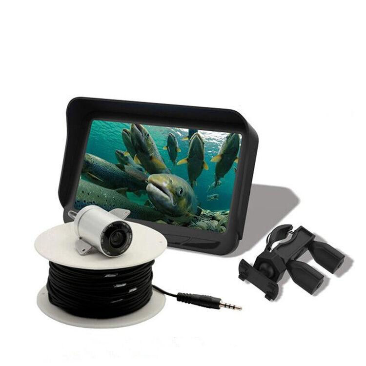 探测器防水镜头 可视高清夜视水下 摄像机防水 找鱼器中文彩屏显示 单