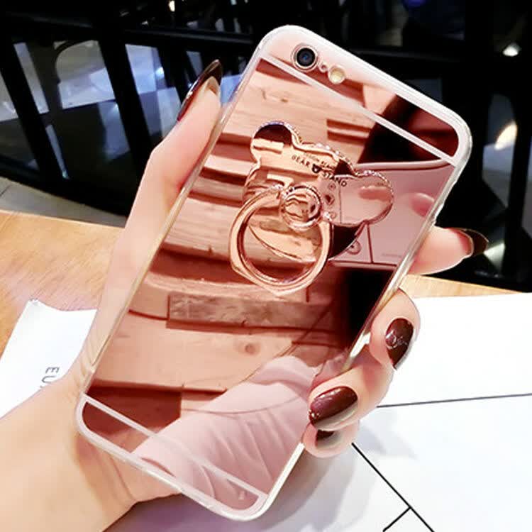 aleca 苹果iphone7手机壳 iphone7plus镜面全包防摔软壳手机套 4.