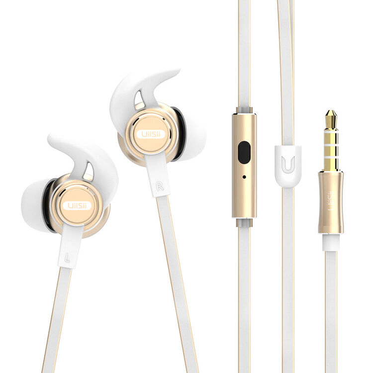 uiisii 入耳式音乐耳机 耳塞式带麦通用手机耳麦运动降噪k歌魔音苹果6