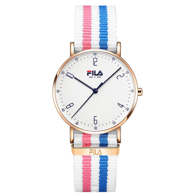 斐乐(fila)手表时尚商务休闲石英情侣女表fll38-633-105