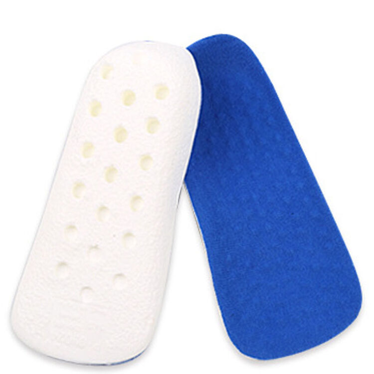 袜垫新款 穿在袜子里 隐形增高 增高垫 男女袜垫 蓝色白底 l(40-46)