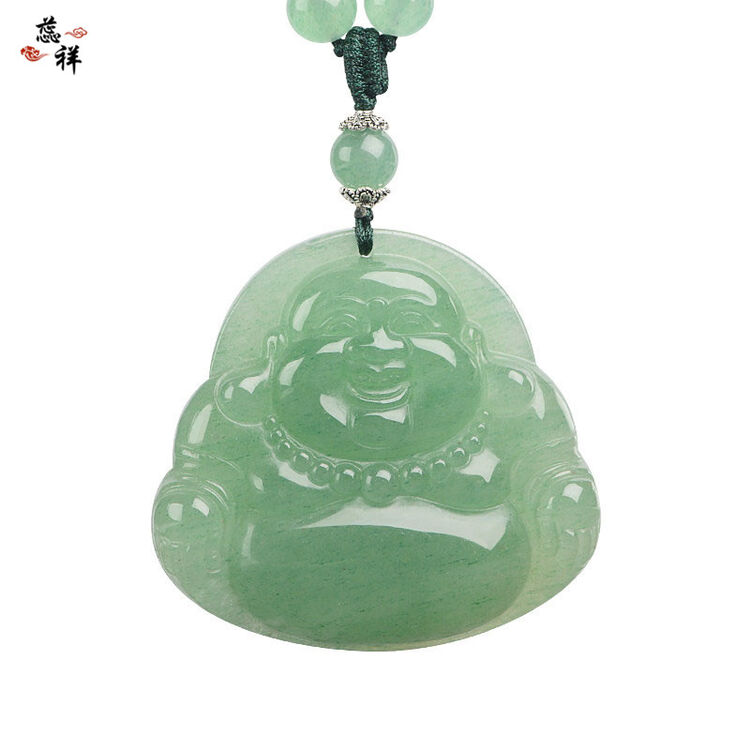 蕊祥 民族风东陵玉佛吊坠长项链女款挂件饰品礼物
