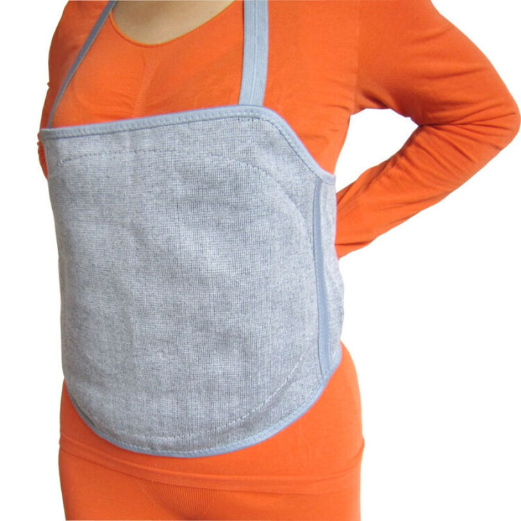 羊毛护胃带暖胃胃寒保暖男女护肚兜护腰护胸冬季皮毛一体 灰色 羊毛护