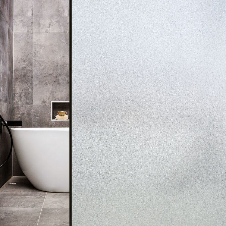 莫吻 磨砂自粘背胶玻璃贴膜窗花贴卫生间客厅阳台隔断移门透光不透明