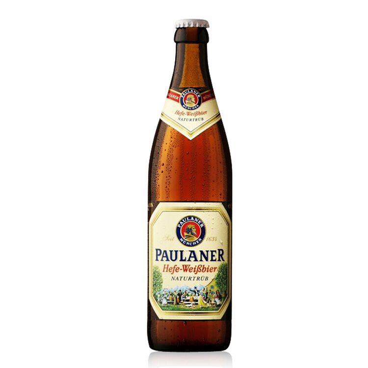 德国进口啤酒 柏龙/普拉那paulaner啤酒 单瓶装 咱家啤酒 500ml白啤