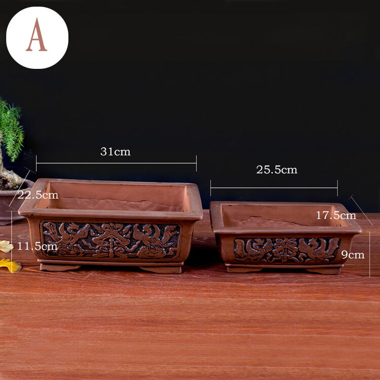 紫砂 陶瓷 仿古花盆 兰花盆多肉植物微型盆景陶瓷花盆个性创意精品