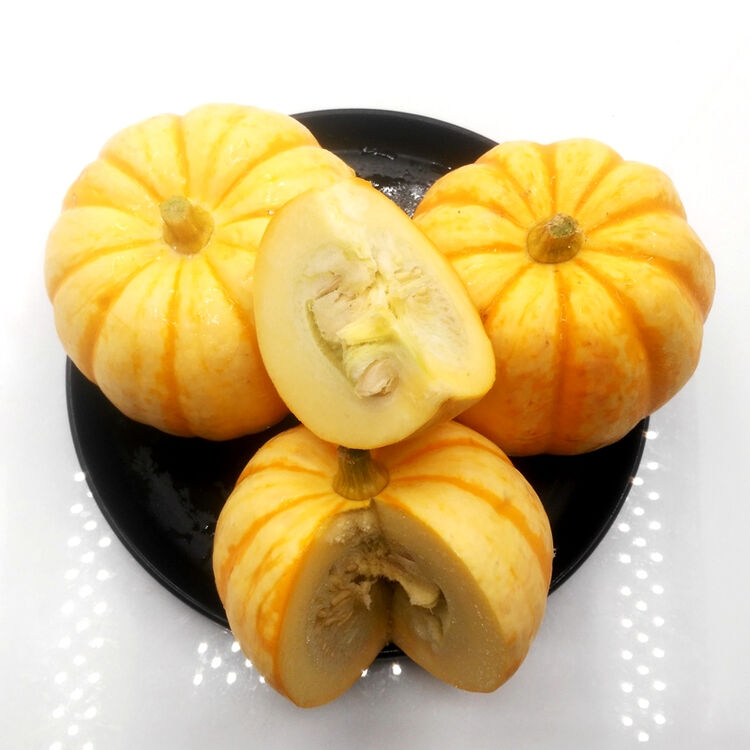 小南瓜1斤装 桔瓜迷你 贝贝黄南瓜 黄色新鲜蔬菜农产品 日天 太阳瓜