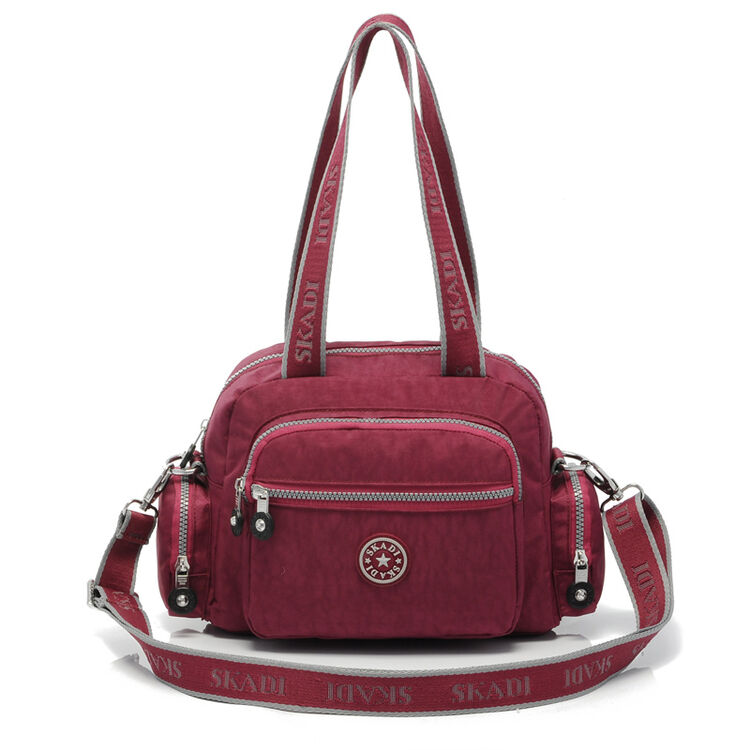 skadi 女手提包 女斜挎包 新款时尚女包休闲多用单肩包 女 牛津水洗布